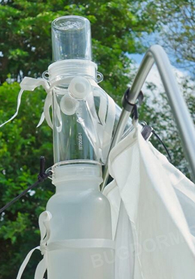 Proper connection between collection head and fabric funnel