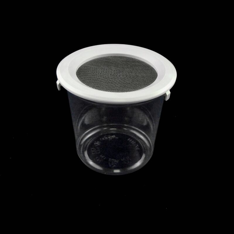 Pint-sized Insect Pot with Snap-on Lid (720ml, wire screen) [pack of 6]