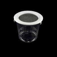 Pint-sized Insect Pot with Snap-on Lid (720ml, wire screen) [pack of 6]