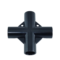 Nylon Plastic Cross-joint (4-Way) [pack of 12]