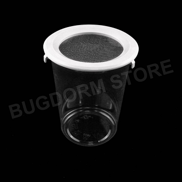 Pint-sized Insect Pot with Snap-on Lid (960 ml, wire screen) [pack of 6]