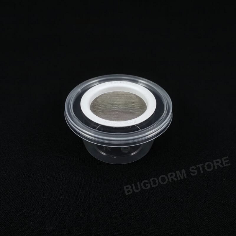 BugDorm-5005 Insect Rearing Pot with Wire Screen Port (90ml) [pack of 12]