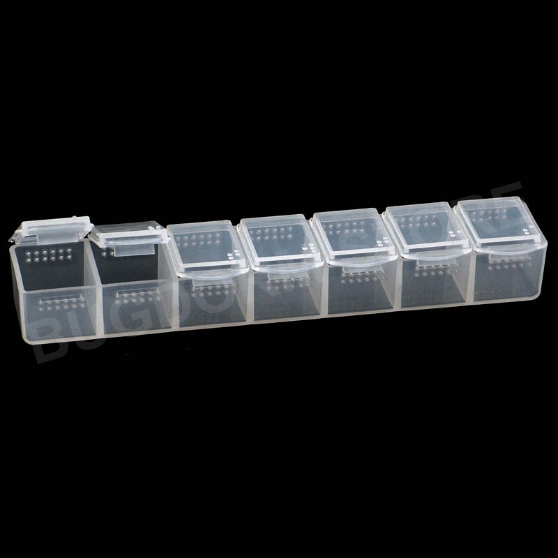Pill Box with Aeration Holes (7 cells, small)