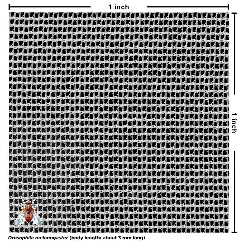 Nylon Netting (white, 44x32 mesh) [4 yards]