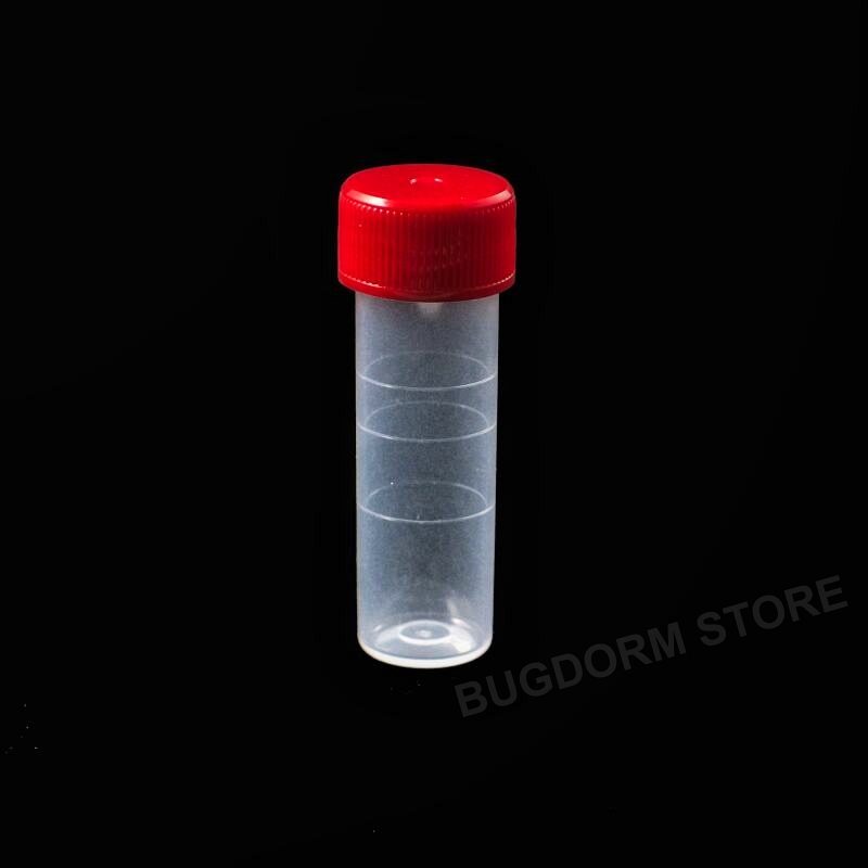 PP Plastic Vials (Ø16 x H56 mm, 5ml, lot of 100)