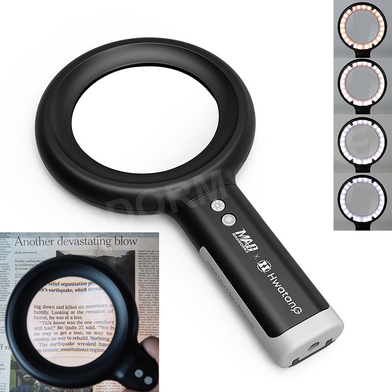 LED Magnifying Glass (2.3x), Handheld