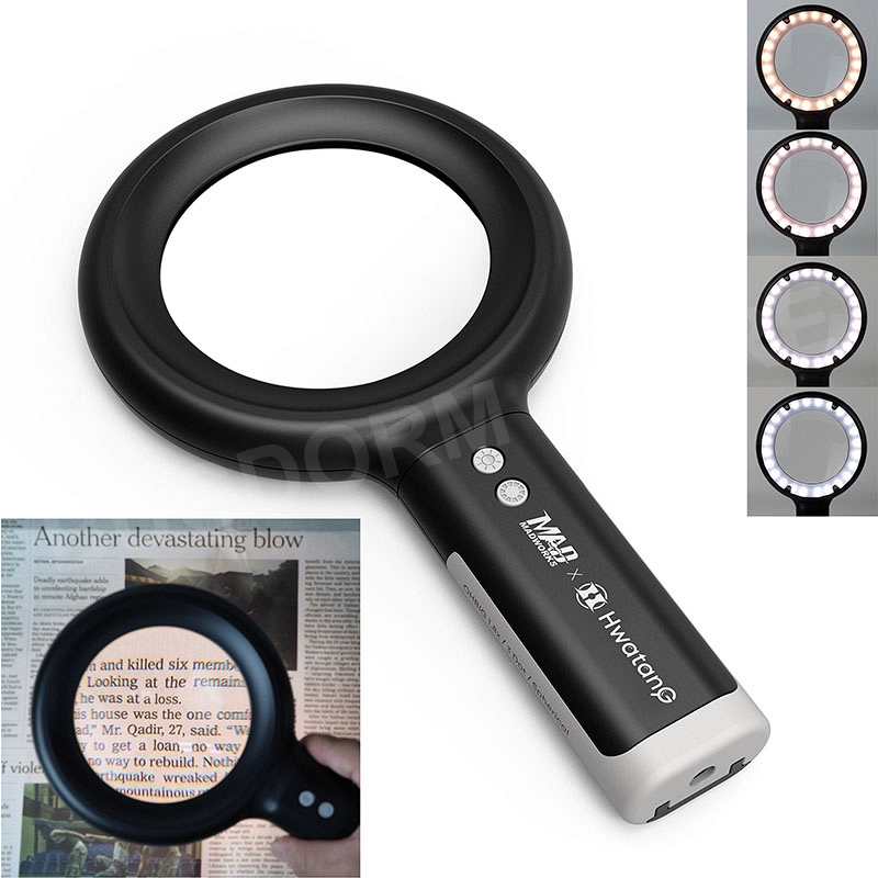 LED Magnifying Glass (3x), Handheld